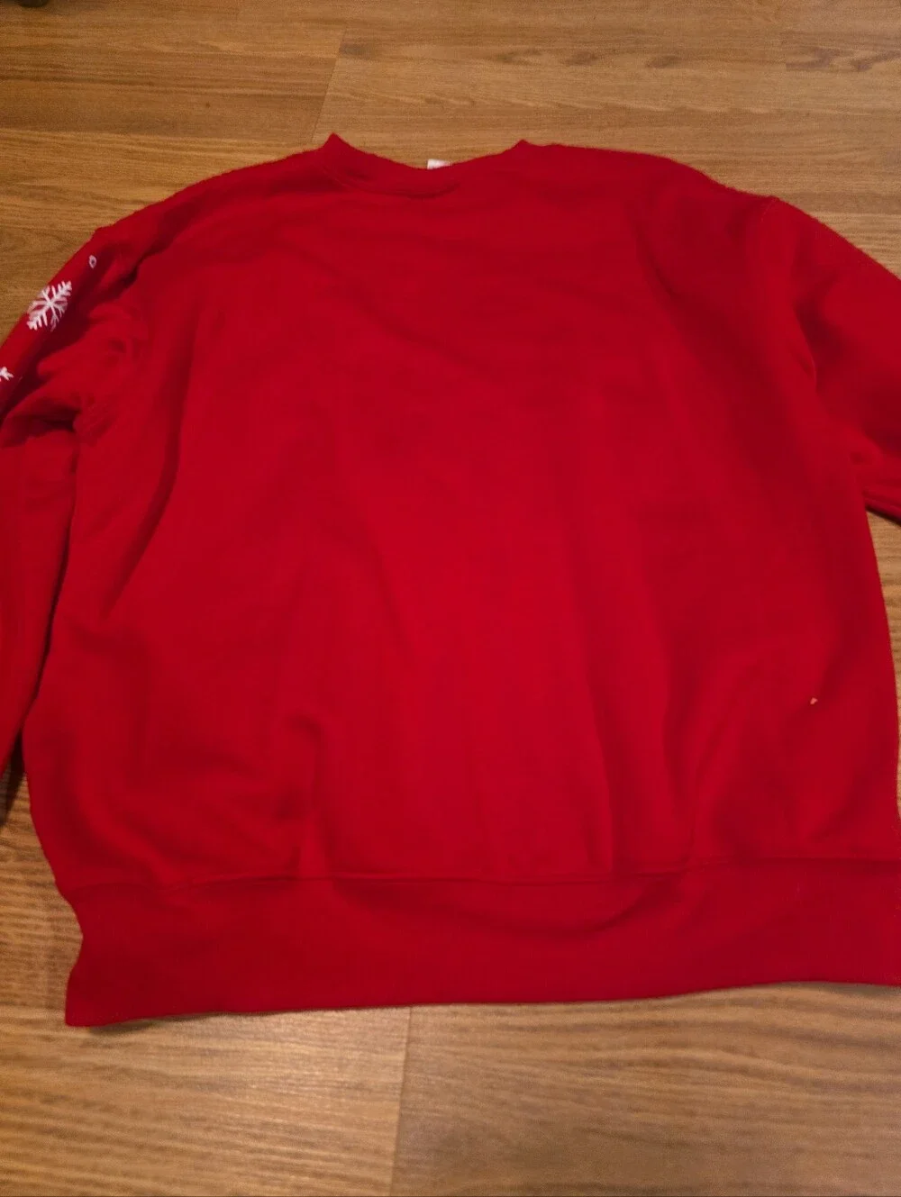 Disney Red Winnie the Pooh Christmas Crewneck Sweater